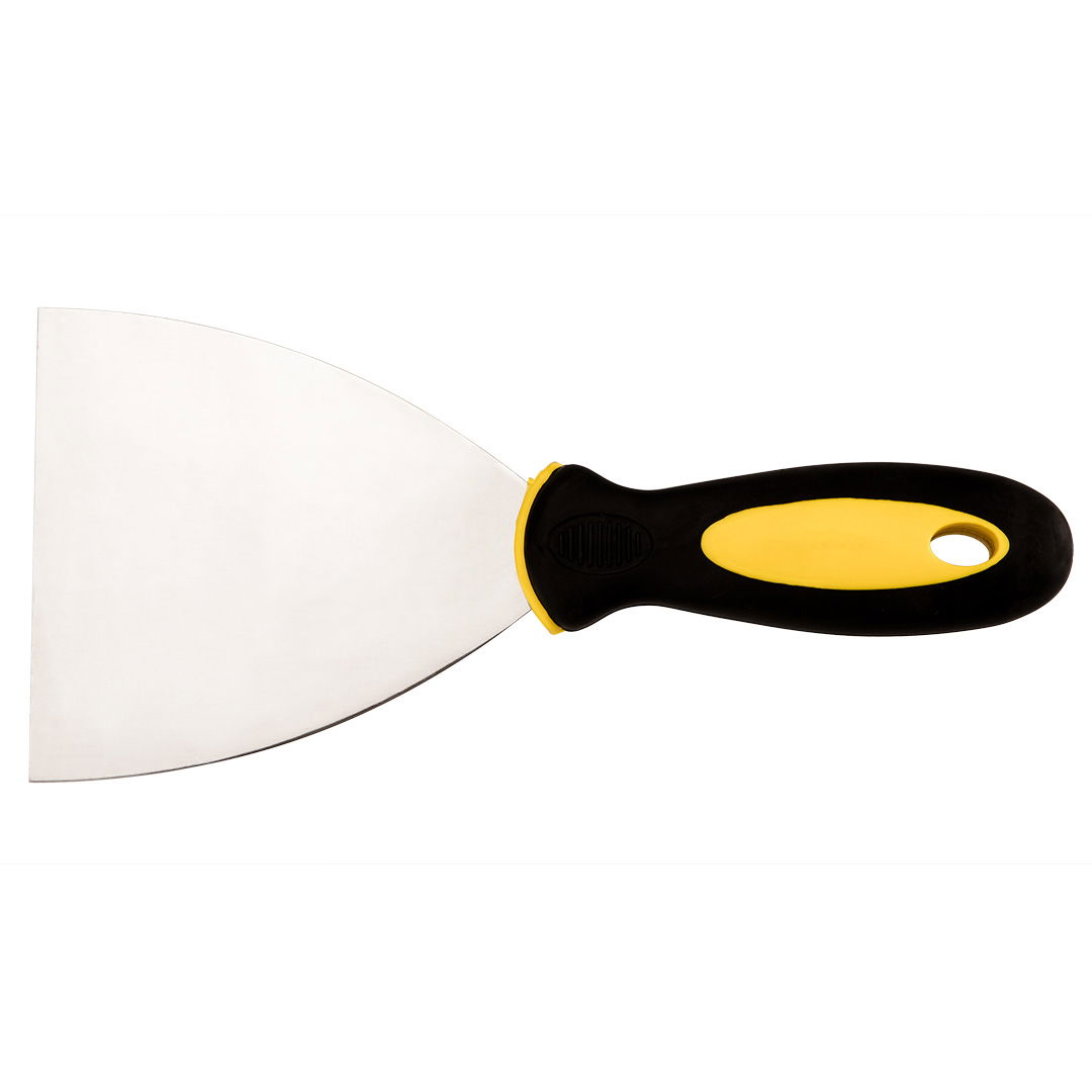 TOPEX Festékkaparó 100mm rozsdamentes, kétkomponensű markolat termék fő termékképe