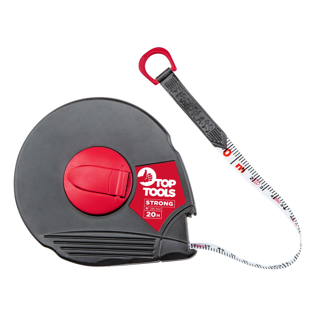 Top Tools Mérőszalag 20m / 12,5mm, üvegszálas termék fő termékképe