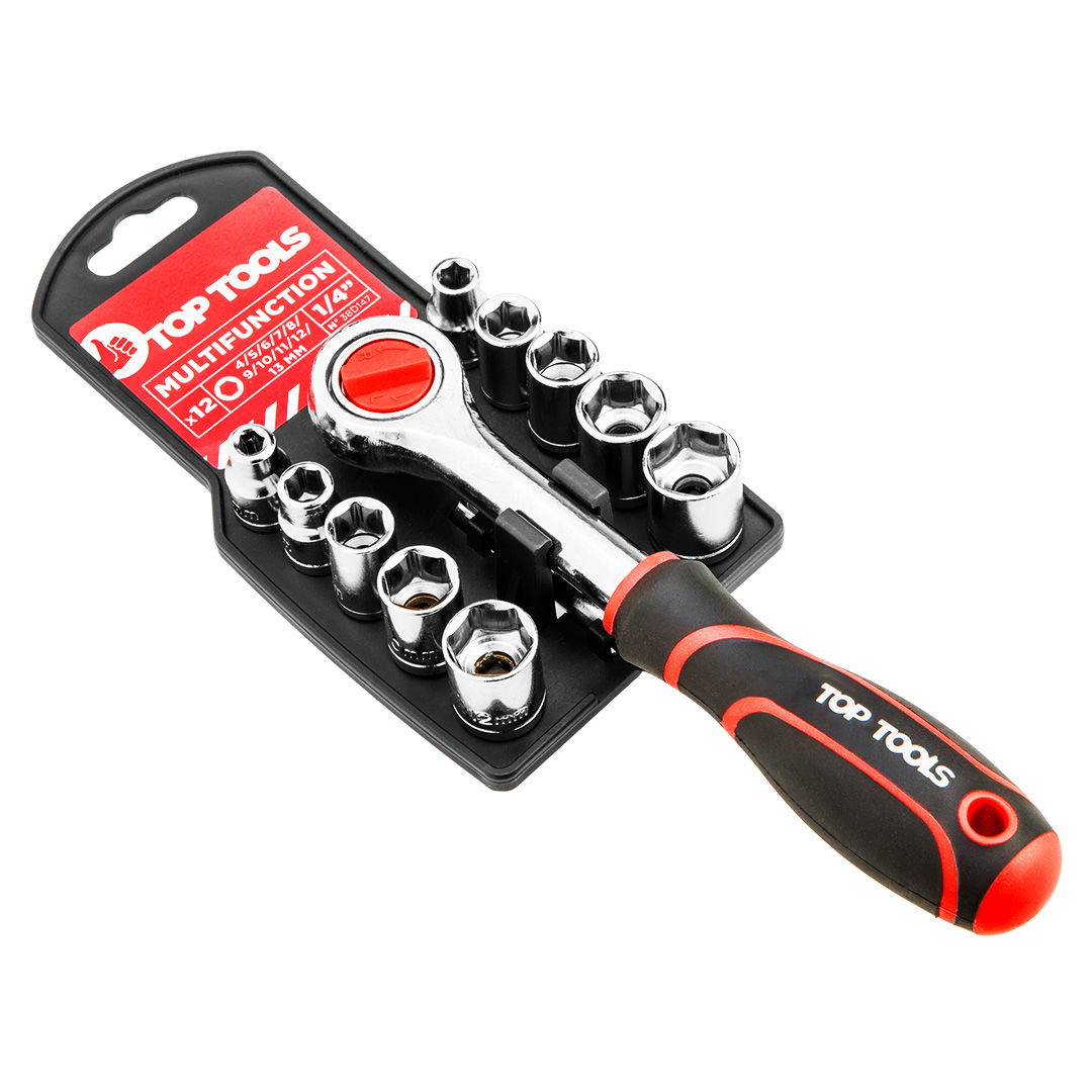 Top Tools Dugókulcskészlet 1/4", 12db termék fő termékképe