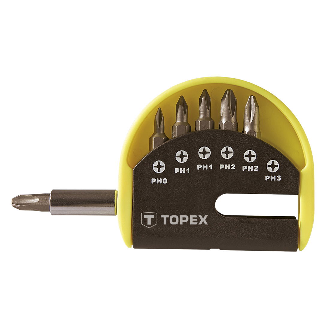 TOPEX Csavarhúzó bitkészlet 6db termék fő termékképe