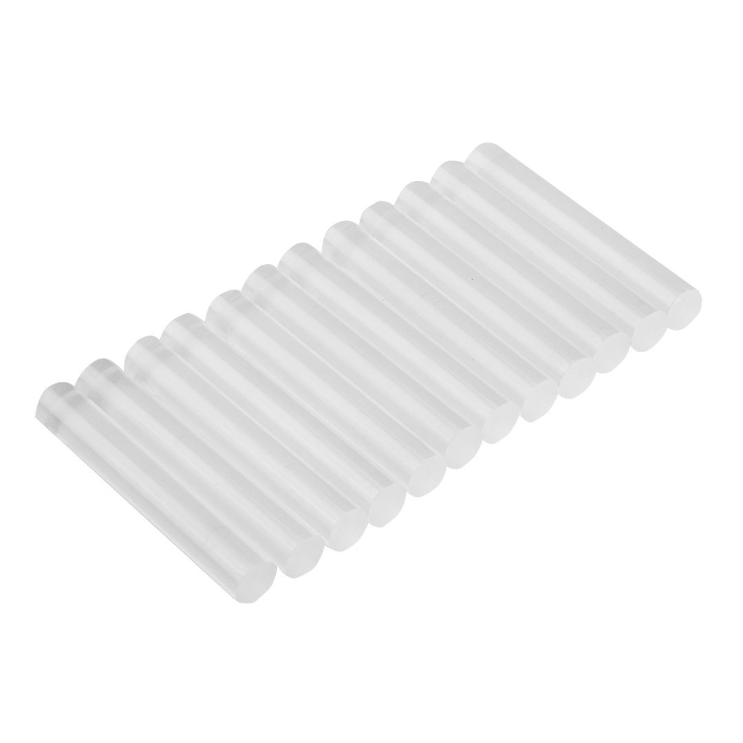 Top Tools Ragasztópatron, 8x50mm, 12db, 31g, átlátszó fehér termék fő termékképe