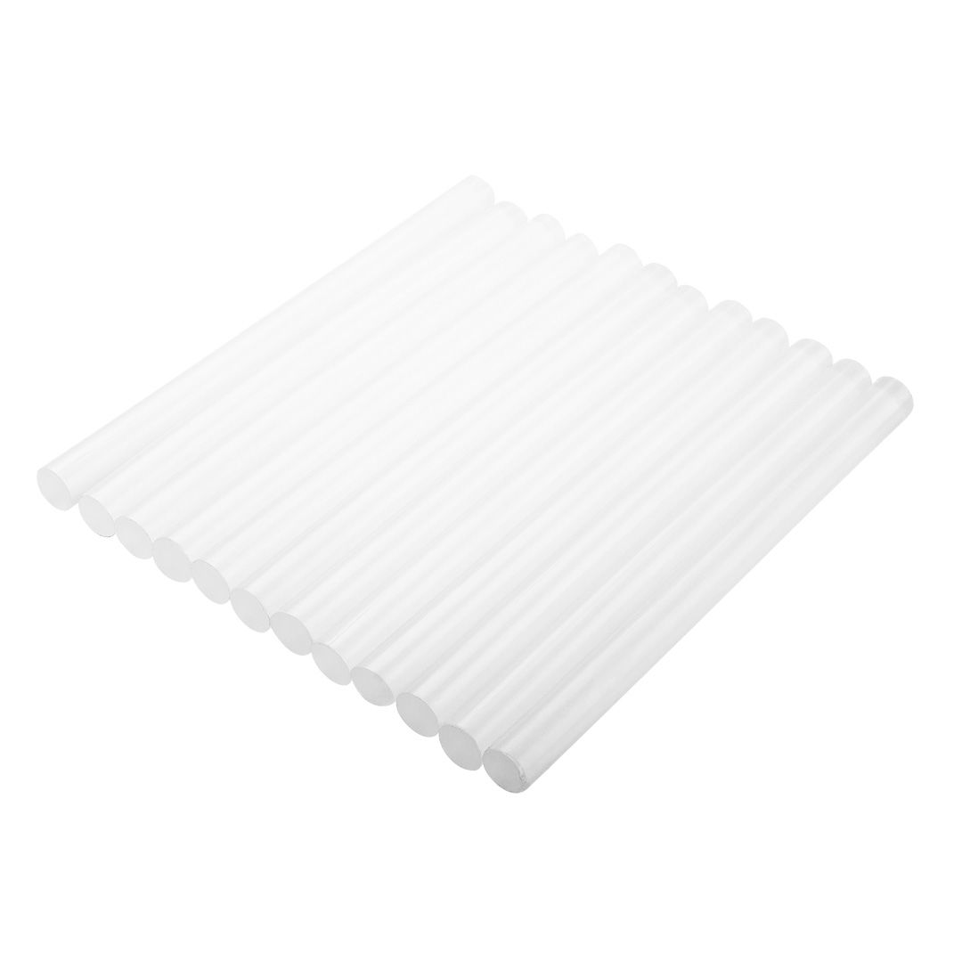 TOPEX Ragasztópatron, 11x250mm, 12db, 300g, átlátszó fehér termék fő termékképe