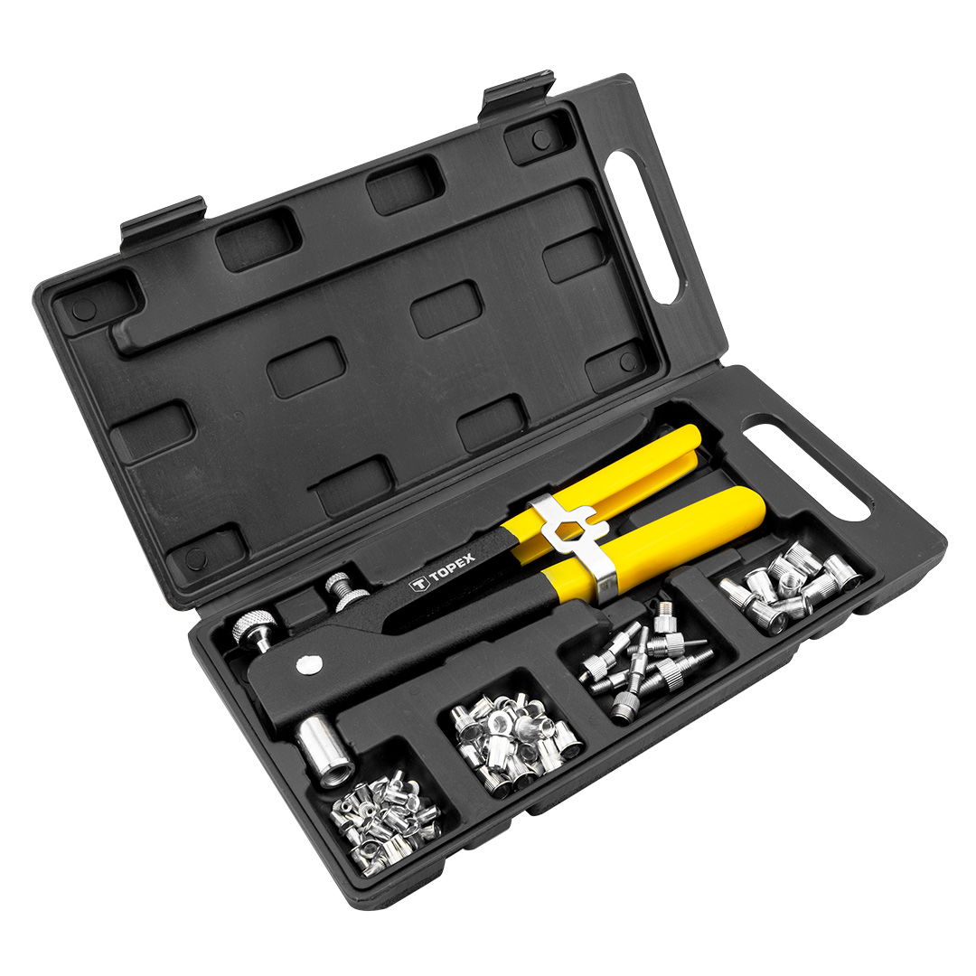 TOPEX szegecsanyahúzó fogó M3, M4, M5, M6, M7 termék fő termékképe