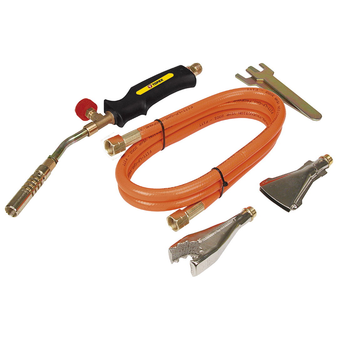 TOPEX Gázforrasztó, perzselő, gázégő készlet PROFI termék fő termékképe