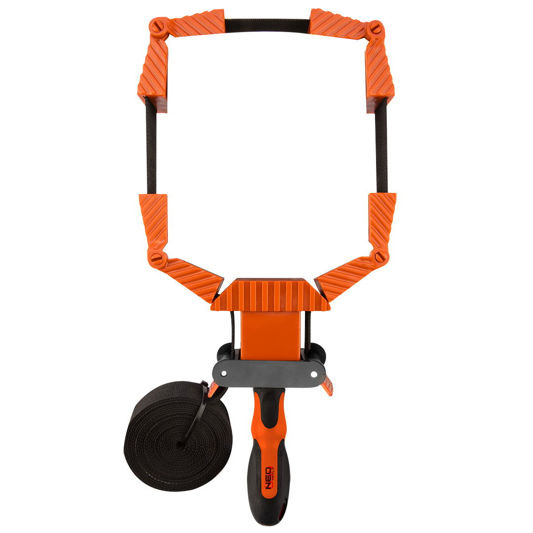 NEO TOOLS Sarokszorító, szalagos, keretragasztáshoz 4000 x 26 x 1,3mm termék fő termékképe