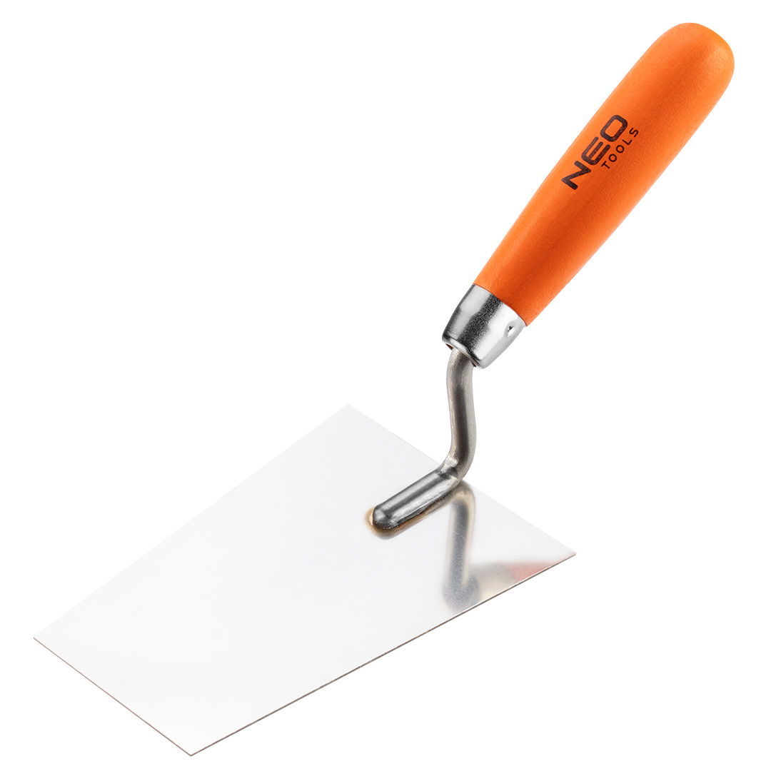 NEO TOOLS Kőműves kanál szögletes, berni, 140mm, fa markolat termék fő termékképe