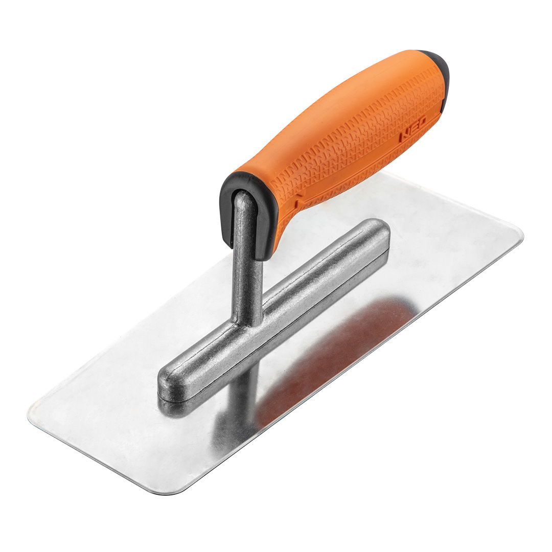 NEO TOOLS Acél simító, velencei, trapéz, íves sarkok, 240x97x80mm, kétkomponensű markolat termék fő termékképe