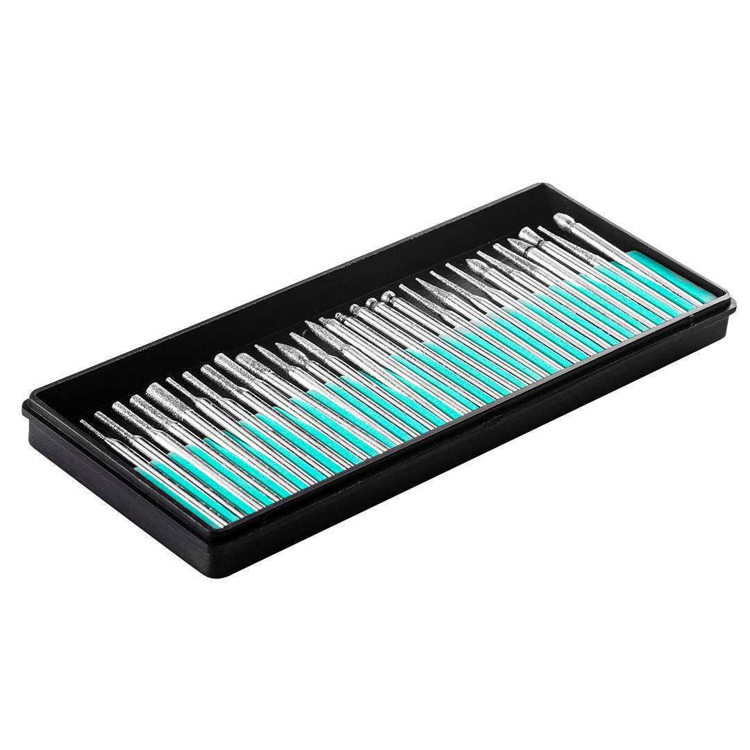 VERTO Gyémánt fúró-csiszoló készlet mini fúró- és csiszológéphez, 30db termék fő termékképe