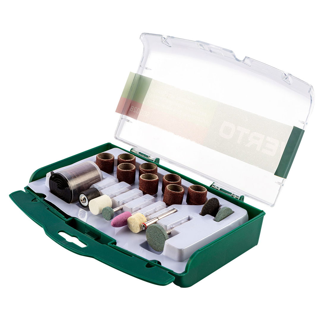 VERTO Vágó-csiszoló készlet mini fúró- és csiszológéphez, 71db termék fő termékképe