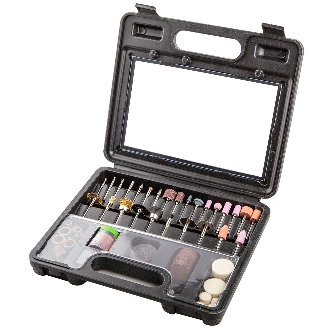 VERTO Tartozékkészlet mini fúró- és csiszológéphez 100db termék fő termékképe