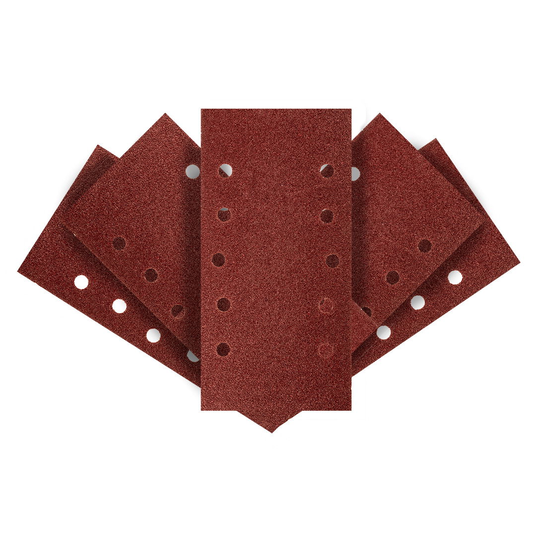 GRAPHITE Csiszolópapír tépőzáras 115 x 230mm, K40, lyukas, 5db termék fő termékképe