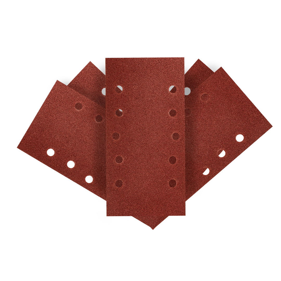 GRAPHITE Csiszolópapír tépőzáras 115 x 230mm, K80, lyukas, 5db termék fő termékképe