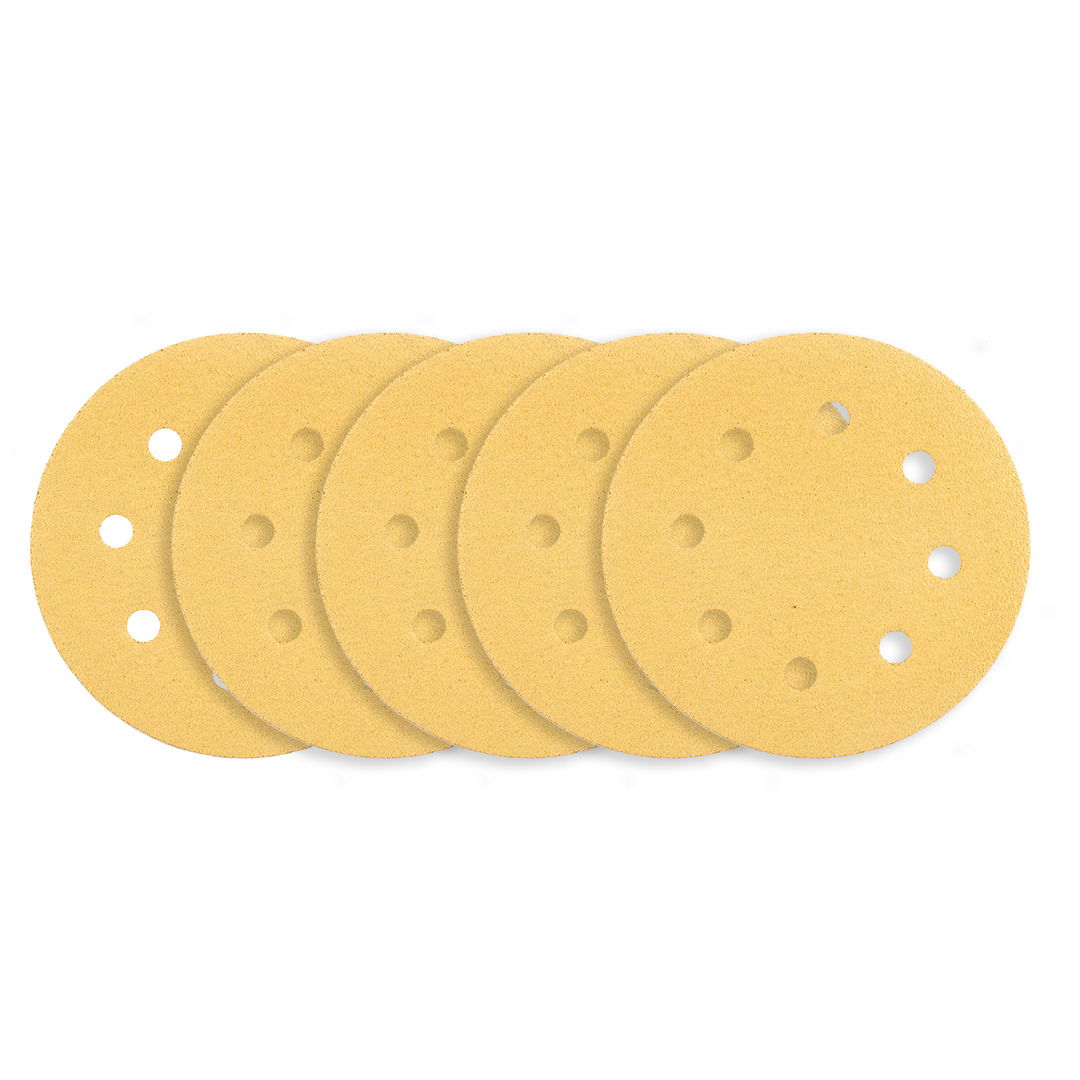 GRAPHITE Tépőzáras csiszolópapír 180mm, K80, 5db, 8 lyukakkal csiszológéphez 59G263 termék fő termékképe