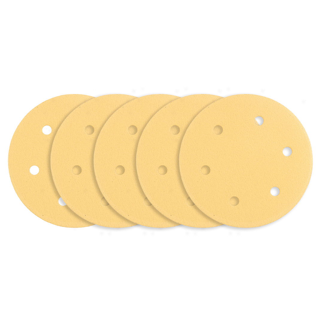 GRAPHITE Tépőzáras csiszolópapír 225mm, K120, 5db, 6 lyukakkal az 59G264, 59G265 csiszológéphez. termék fő termékképe