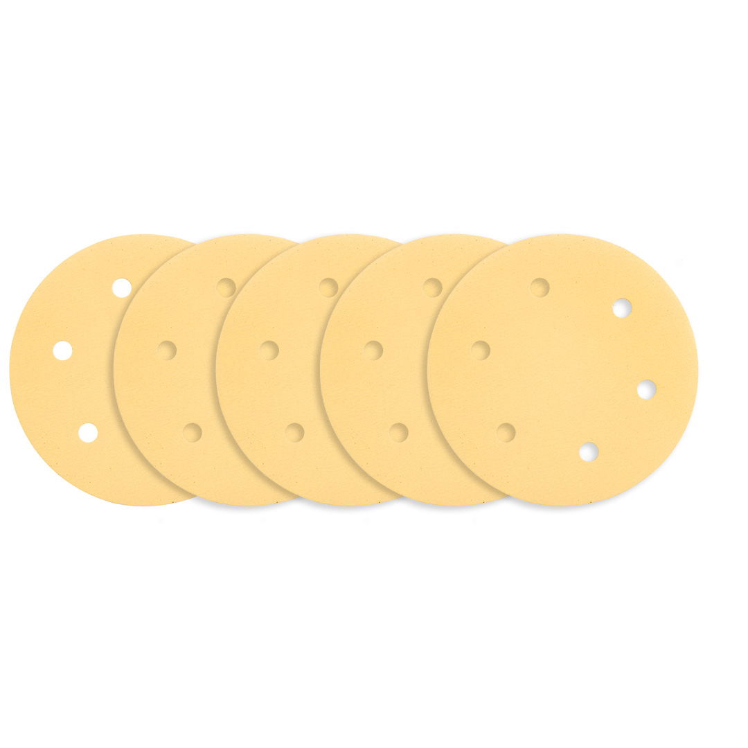 GRAPHITE Tépőzáras csiszolópapír 225mm, K180, 5db, 6 lyukakkal az 59G264, 59G265 csiszológéphez. termék fő termékképe