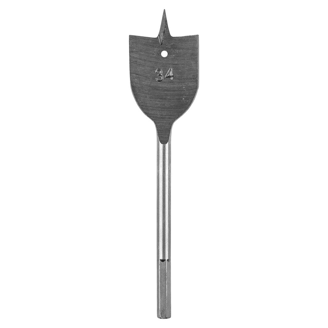 GRAPHITE Lapos marófúró, 1/4" hatszög szár, 34x152mm termék fő termékképe