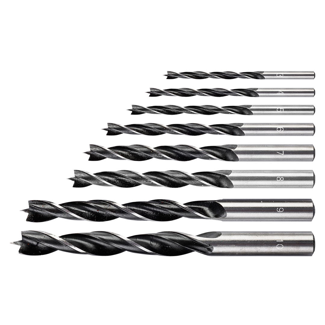 GRAPHITE Fafúró készlet, 8db-os, 3-10mm termék fő termékképe