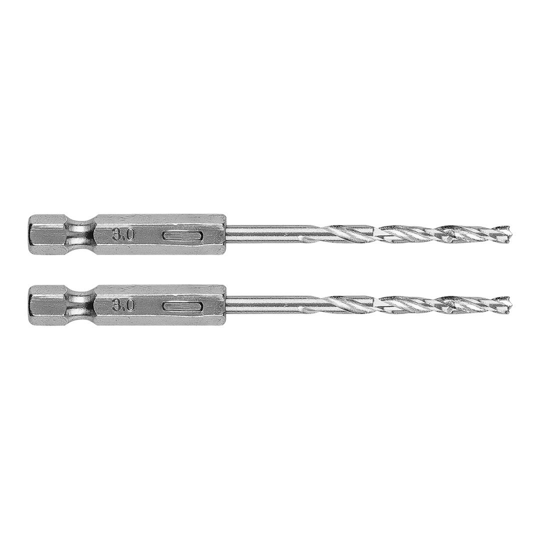 GRAPHITE Csigafúró, 1/4" hatszög szárral, HSS DIN 338, 3mm, 2db/cs termék fő termékképe