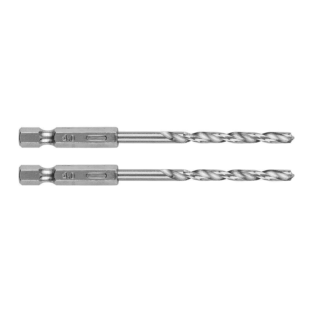 GRAPHITE Csigafúró, 1/4" hatszög szárral, HSS DIN 338, 4mm, 2db/cs termék fő termékképe