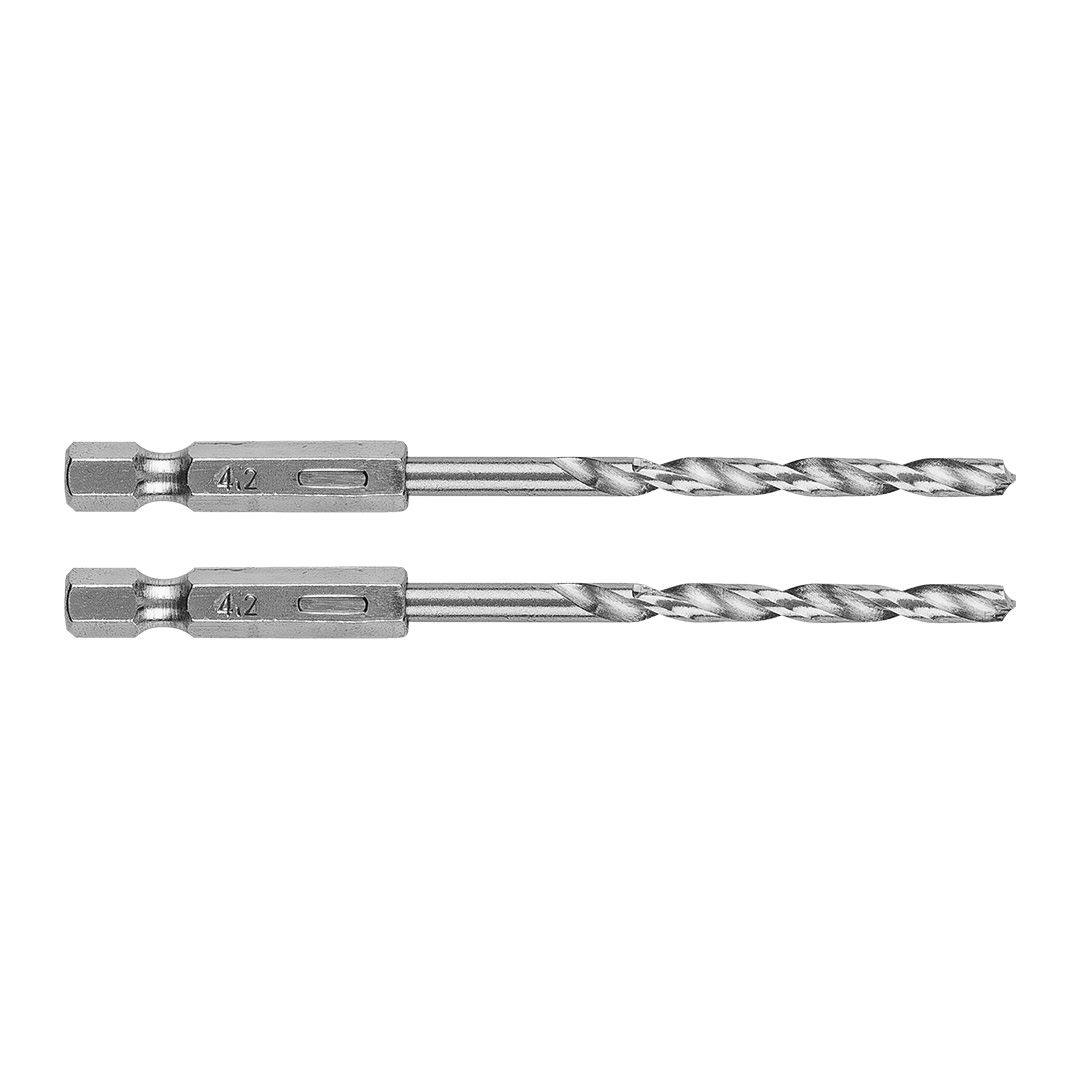 GRAPHITE Csigafúró, 1/4" hatszög szárral, HSS DIN 338, 4,2mm, 2db/cs termék fő termékképe