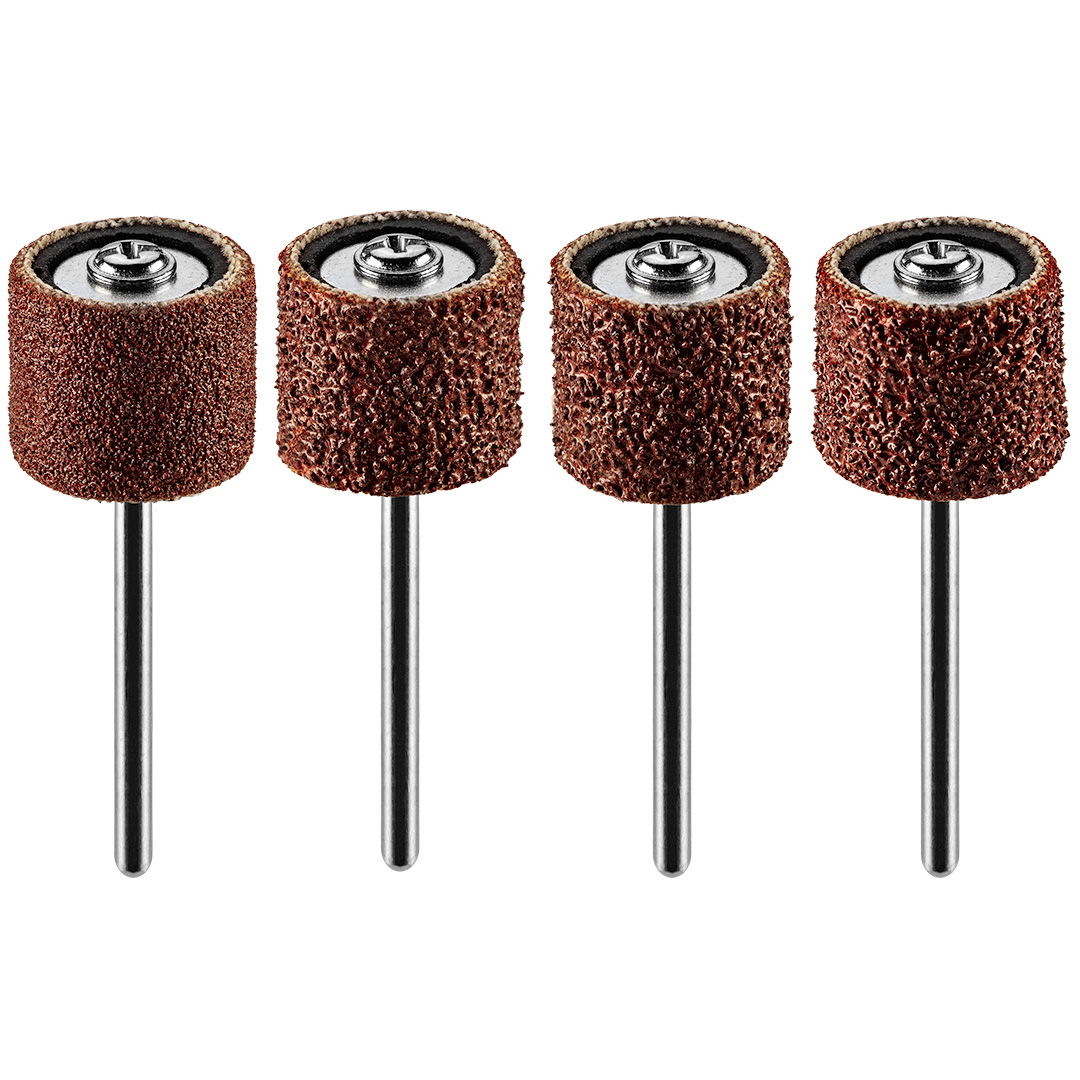 GRAPHITE Csiszolóhüvely 12.7mm, K60, K80, K120, K240, készlet 100db + szár 3.2mm, 2db termék fő termékképe