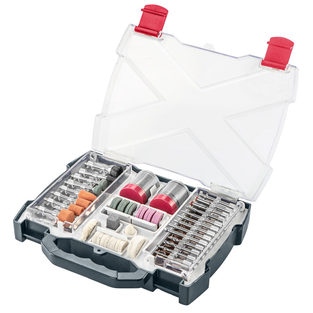 GRAPHITE Tartozékkészlet mini fúró- és csiszológéphez 99db termék fő termékképe