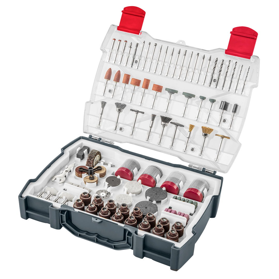 GRAPHITE Tartozékkészlet mini fúró- és csiszológéphez 286db termék fő termékképe