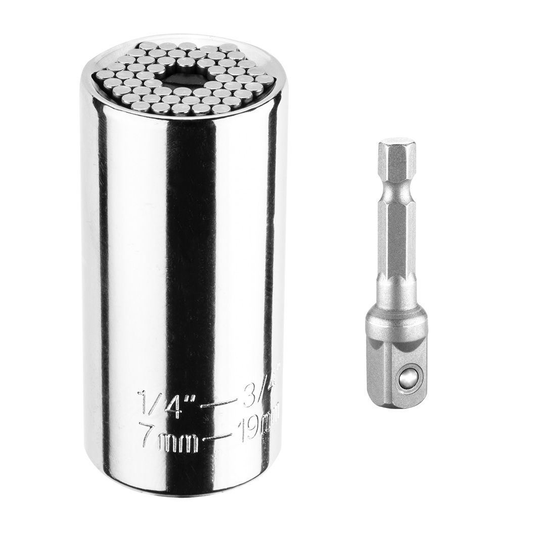 GRAPHITE Univerzális dugókulcs 7-19mm, 1/4" alumínium-3/4" alumínium termék fő termékképe