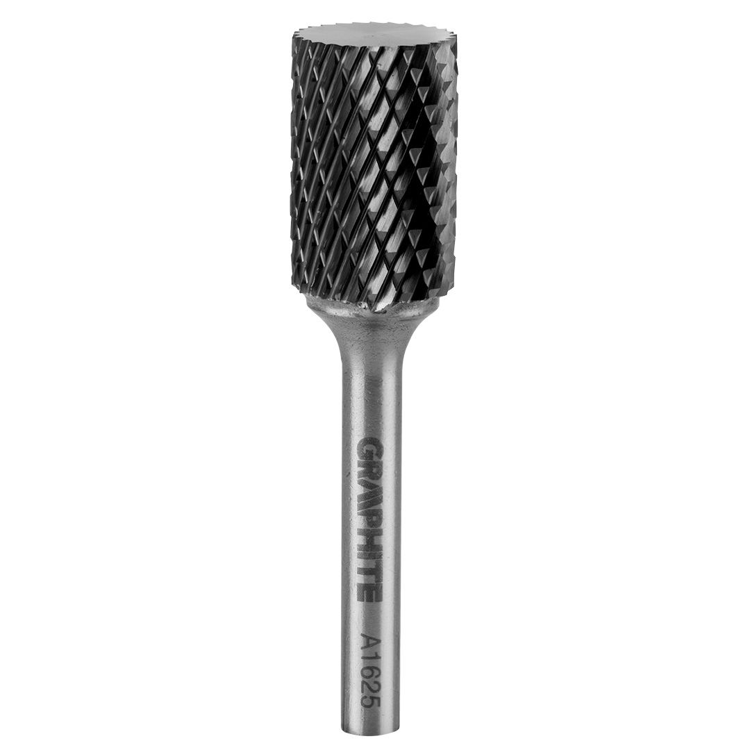 GRAPHITE Keményfém marófej, turbómaró, A, hengeres, 16x25mm, szár méret: 6x45mm termék fő termékképe