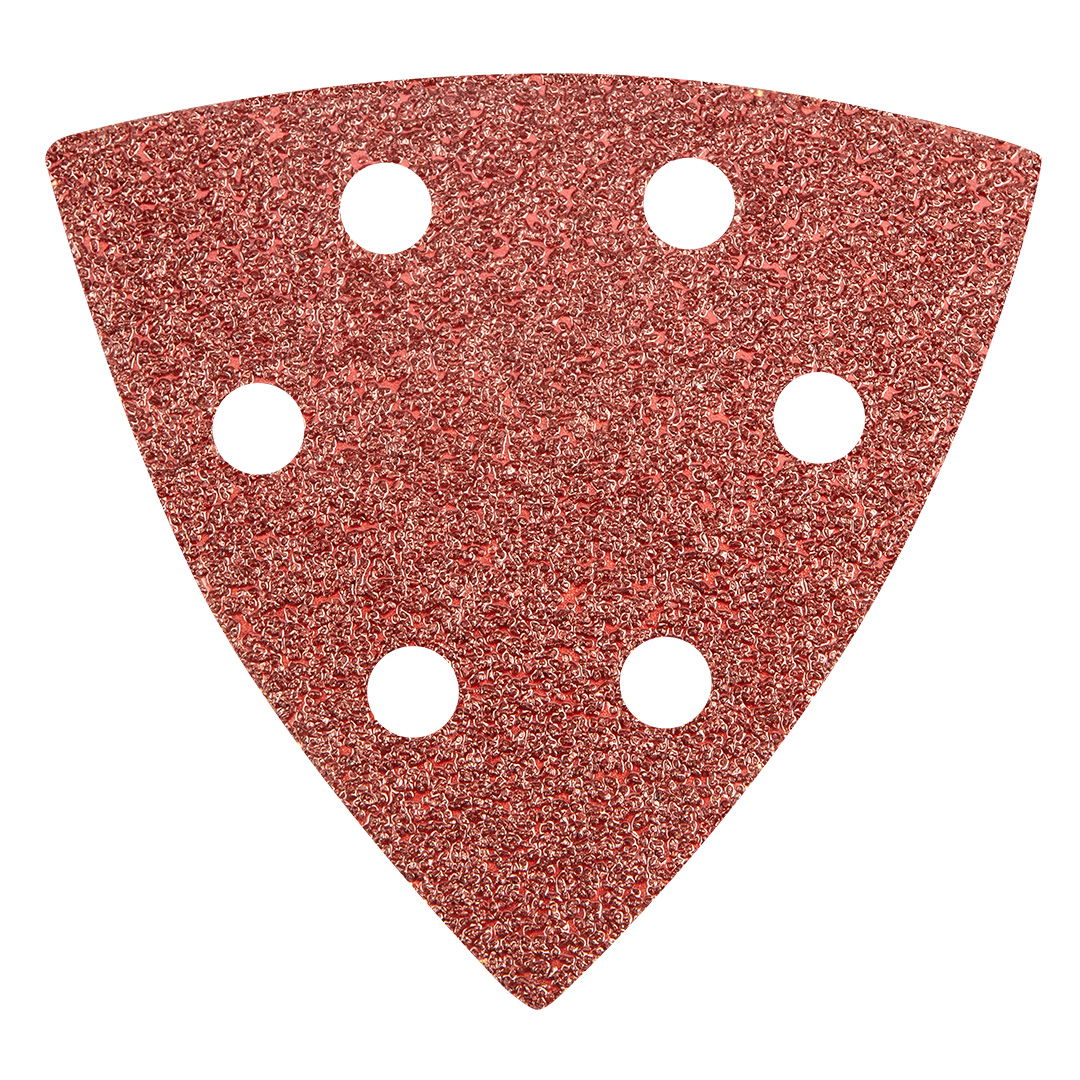 GRAPHITE Csiszolópapír deltacsiszolóhoz 93x93mm, K40, lyukas, 5db termék fő termékképe