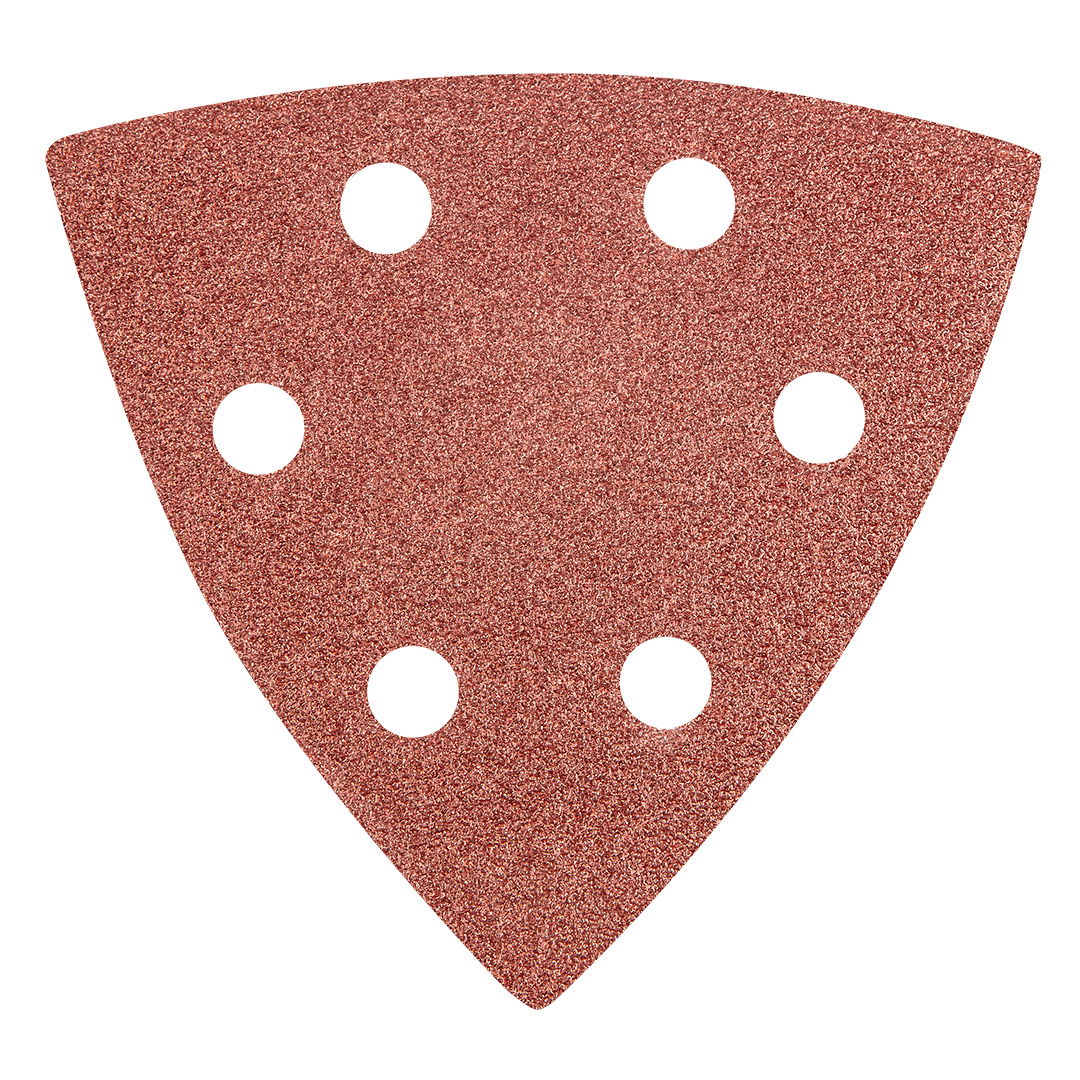 GRAPHITE Csiszolópapír deltacsiszolóhoz 93x93mm, K80, lyukas, 5db termék fő termékképe