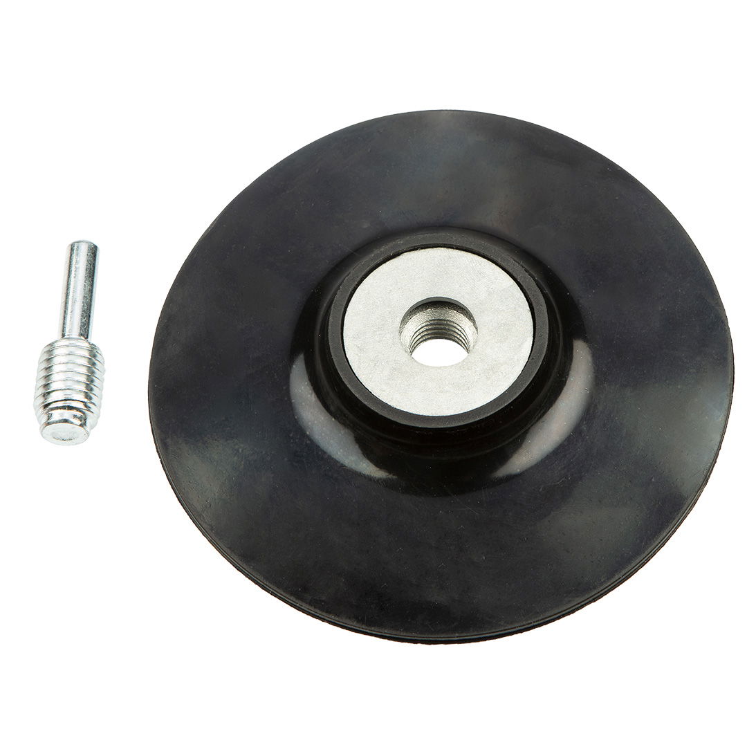 GRAPHITE Rugalmas csiszolótányér tépőzáras 125mm M14 + szár termék fő termékképe