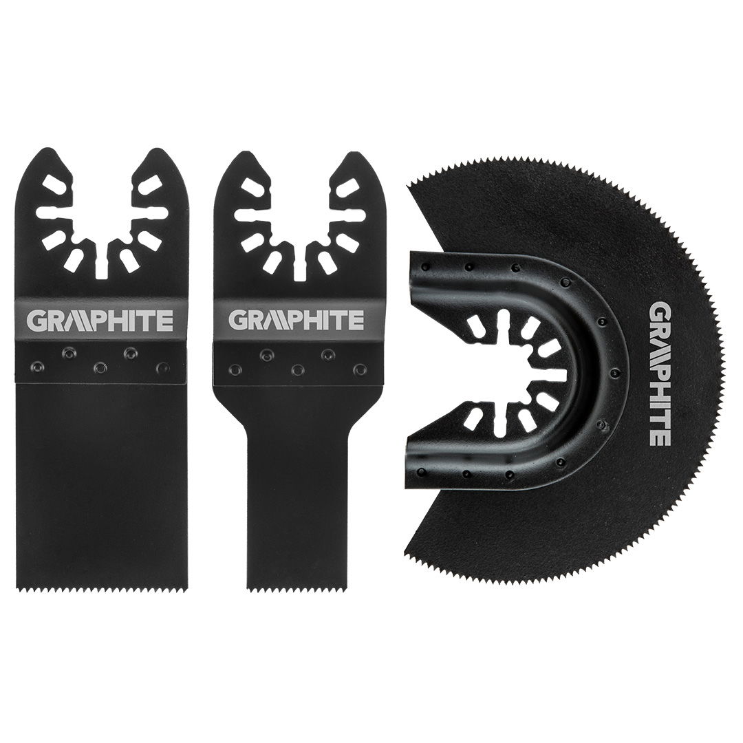 GRAPHITE Vágó lapok fához multifunkciós géphez 3db termék fő termékképe