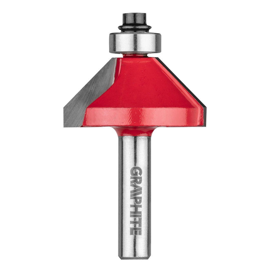 GRAPHITE Felsőmaró kés, él-letörő 35.5 x 15.9mm, 8mm termék fő termékképe