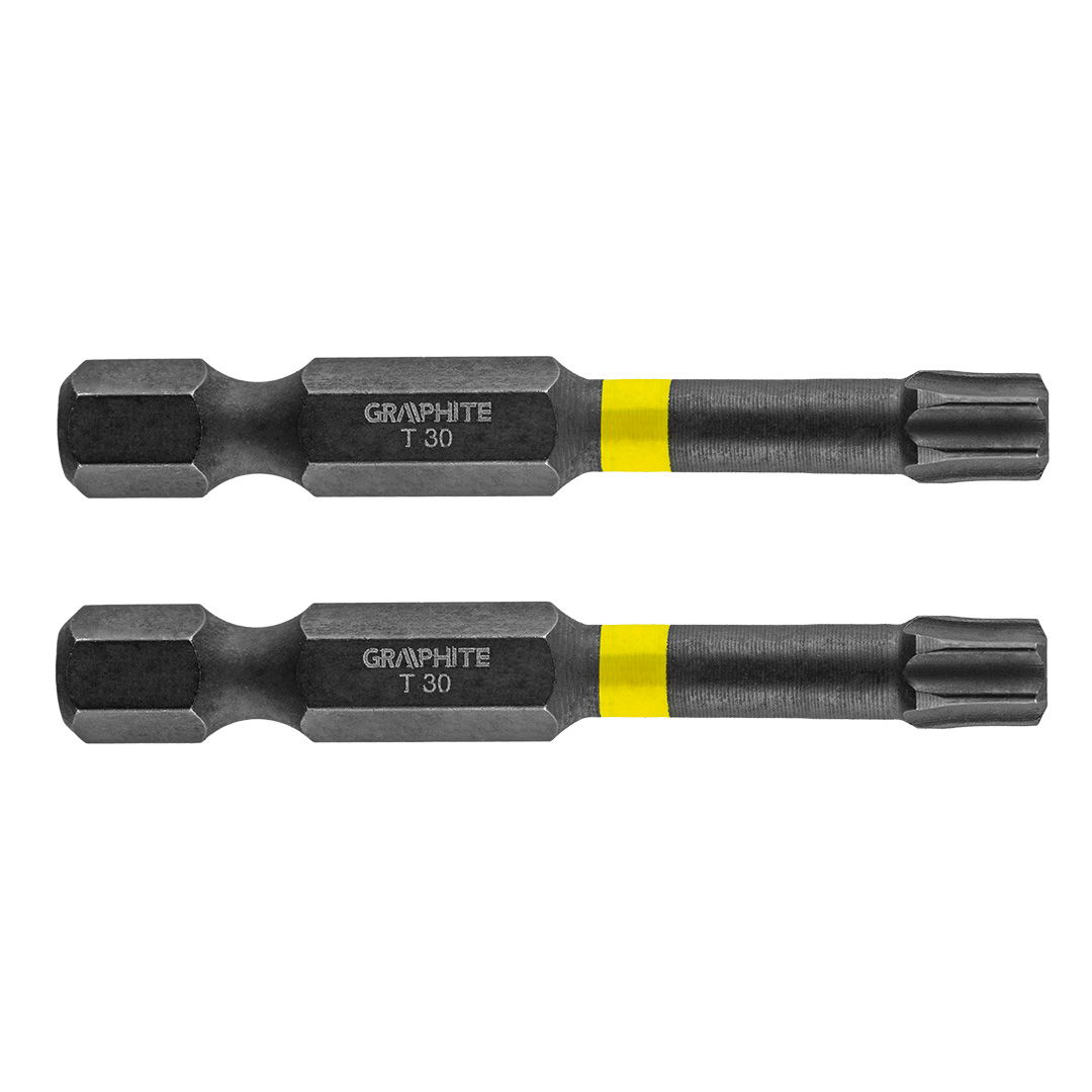GRAPHITE Torziós ütvecsavarozó bit TX30x50mm, 2db termék fő termékképe