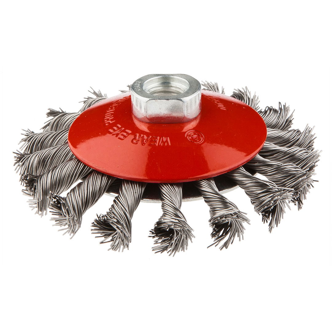 GRAPHITE DRÓTKORONG, TÁNYÉR SODROTT, KÚPOS 100mm M14 termék fő termékképe