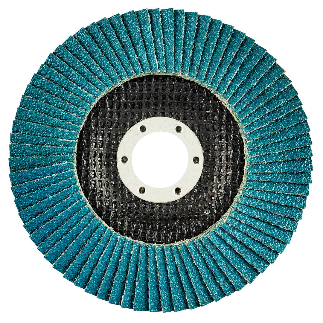 GRAPHITE Csiszolókorong lamellás 125x22.2mm, K36, cirkónium, INOX termék fő termékképe