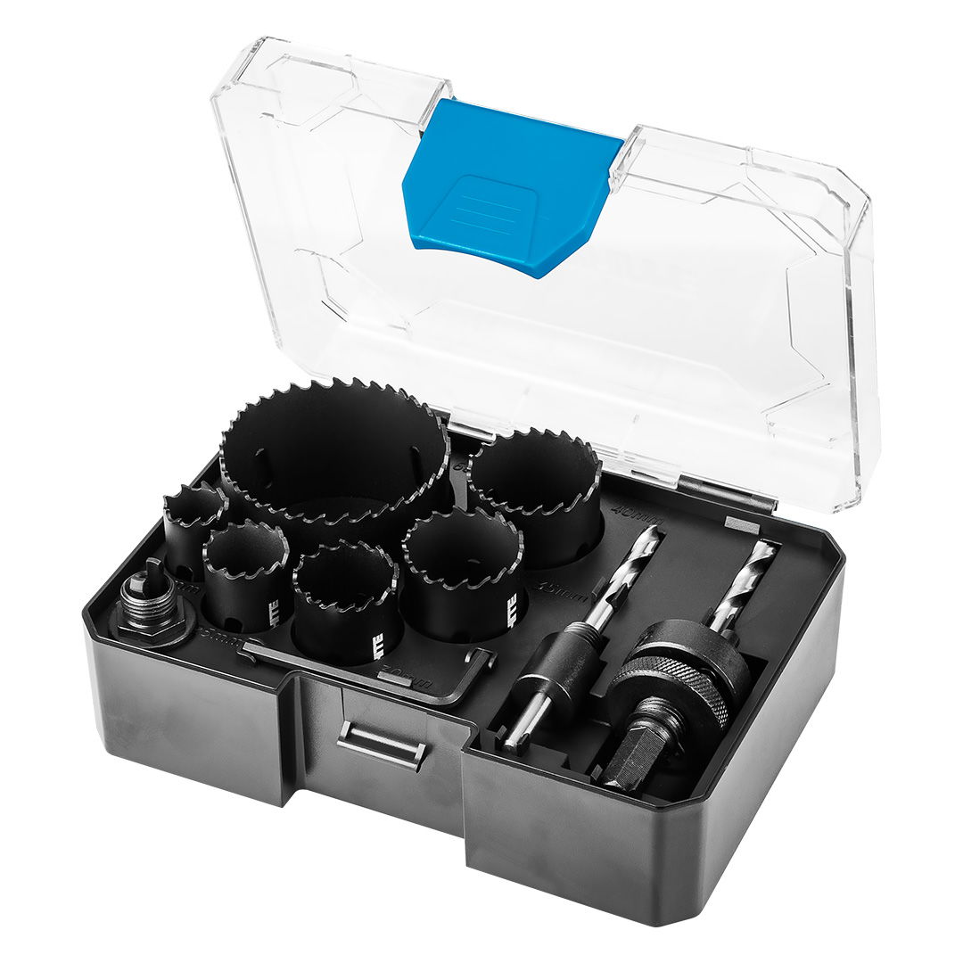 GRAPHITE Körkivágó készlet, bi-metál, HSS Co 8%, 19,25,30,35,40,68mm termék fő termékképe