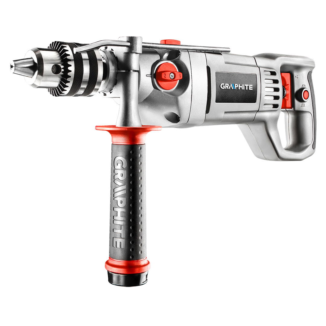 GRAPHITE Ütvefúró 1050 W, 16mm-es fogas tokmány, Két fordulat/ütésszám tartomány termék fő termékképe
