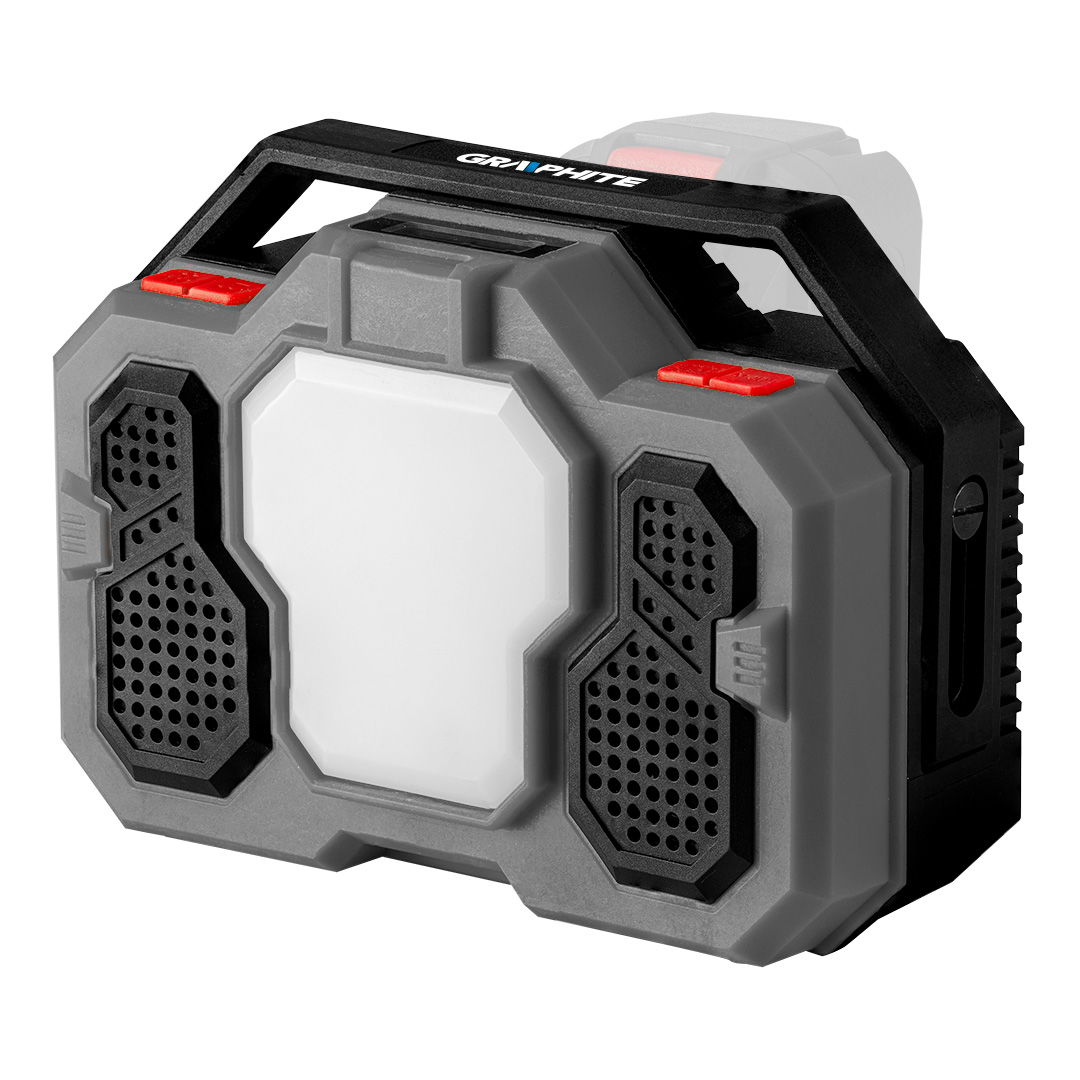 GRAPHITE Akkus/vezetékes rádió Energy+, akku nélkül!!! termék fő termékképe