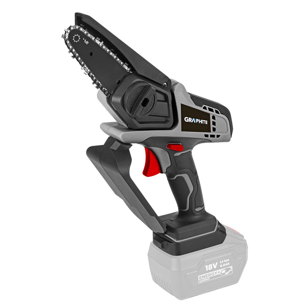 GRAPHITE Akkus mini láncfűrész, Energy+, 18V, 0-5400 fordulat/perc termék fő termékképe
