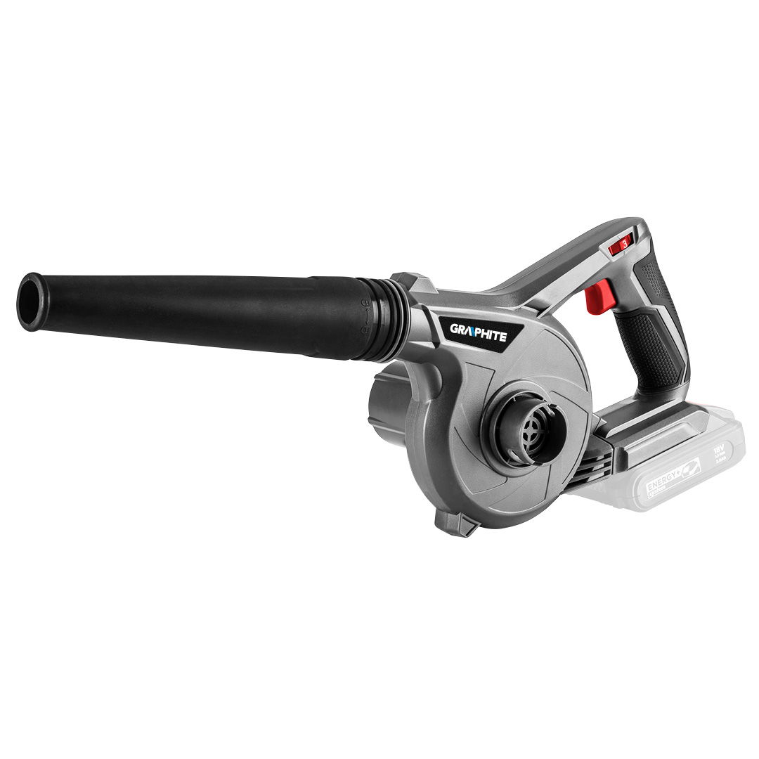 GRAPHITE Akkus lombfúvó szívó funkcióval, műhelybe is, Energy+, 18V, akku nélkül!!! termék fő termékképe
