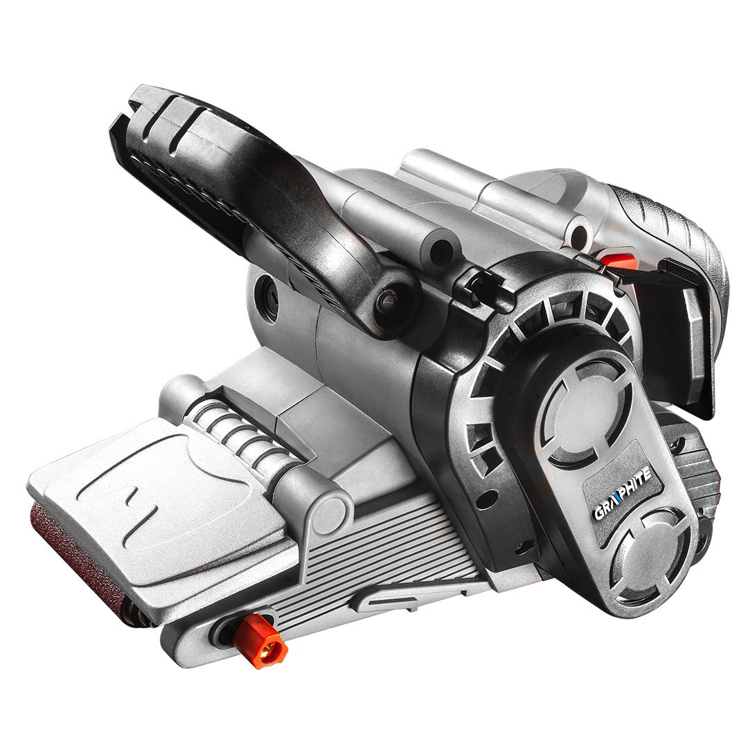 GRAPHITE SZALAGCSISZOLÓ 800W, 75x457mm, fordulatszám szabályzó, kofferben termék fő termékképe