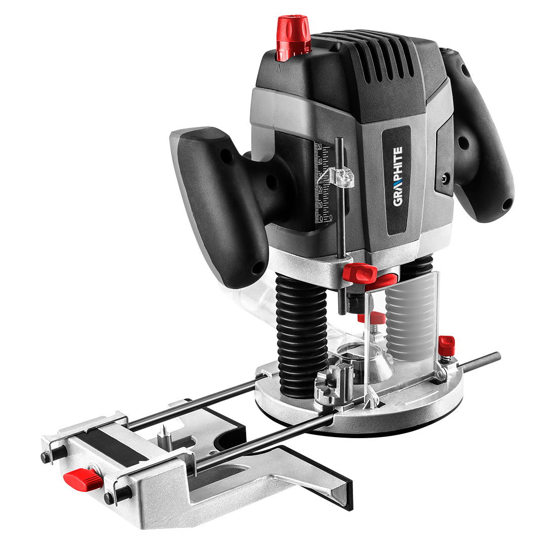 GRAPHITE Felsőmaró 1300W, 8-12mm, 11000-28000 min-1 termék fő termékképe