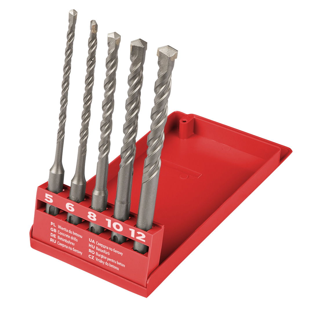 Top Tools SDS PLUS betonfúró készlet 5, 6, 8, 10, 12mm x160mm termék fő termékképe