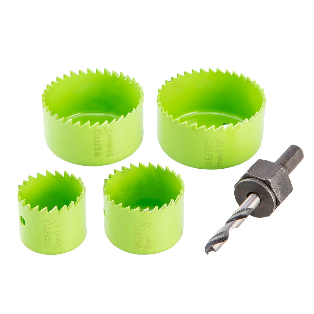 VERTO Körkivágó készlet 5db, 32, 38, 51, 54mm termék fő termékképe