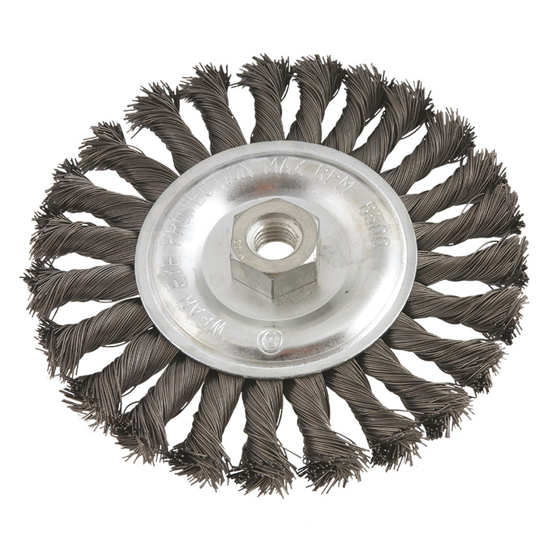 VERTO DRÓTKORONG KÖRKEFE SODROTT 150mm M14 termék fő termékképe