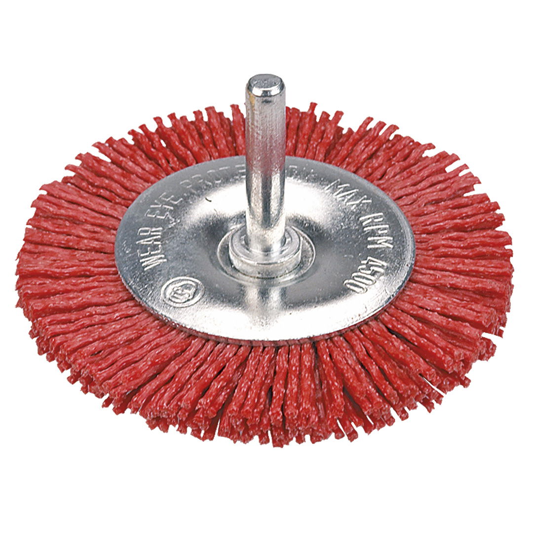 VERTO Műanyagszálas nylon körkefe 75mm csapos termék fő termékképe