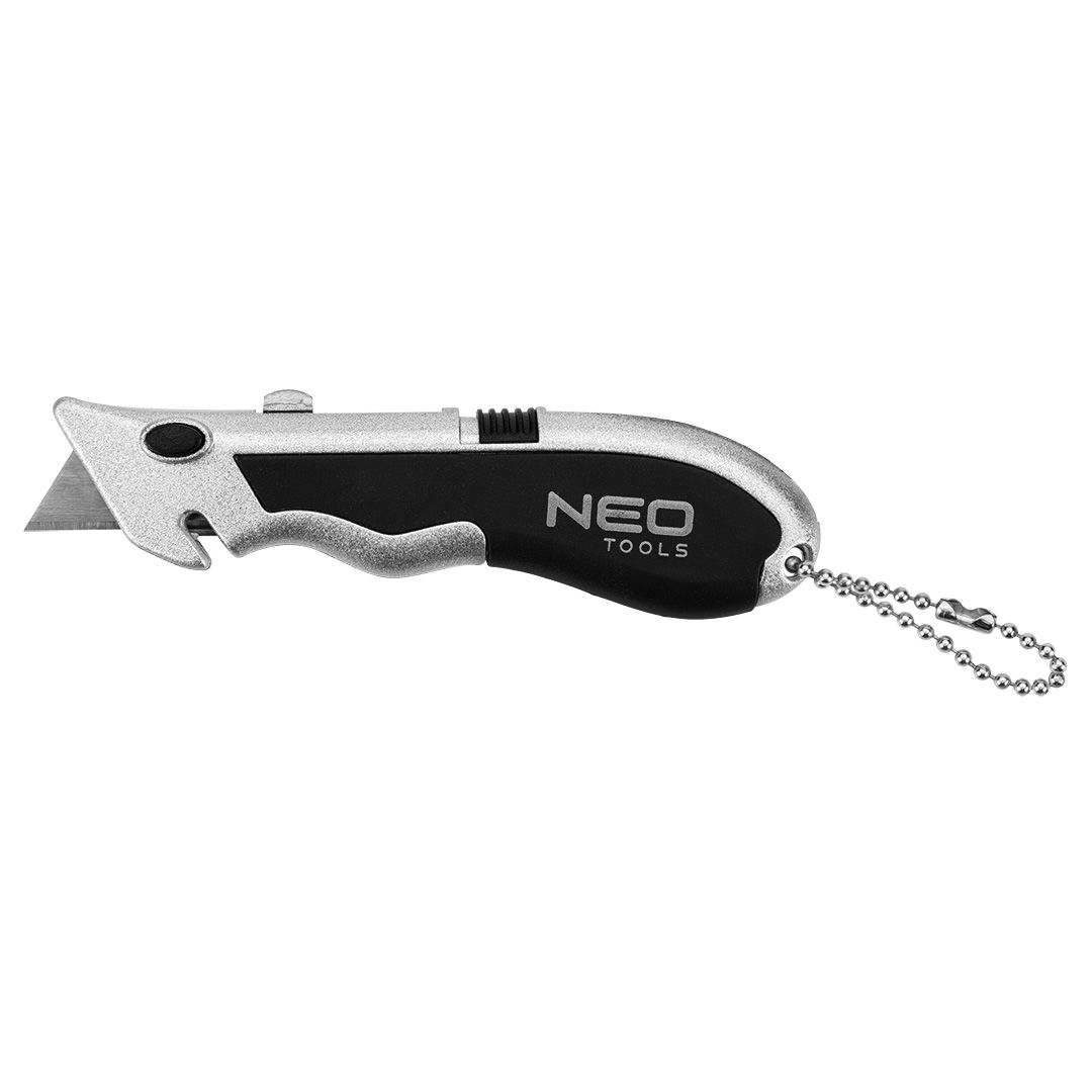 NEO TOOLS Trapézpengés kés, mini, alu ház, 4penge, Rendelési egység: 30db termék fő termékképe