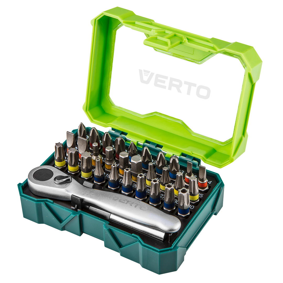 VERTO Csavarhúzó bitkészlet, 32db termék fő termékképe